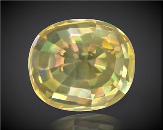 Yellow Zircon Natural Certified  4.98 CTS. ( 91956 )